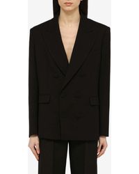 ANDAMANE - Pixie Double-Breasted Blazer - Lyst