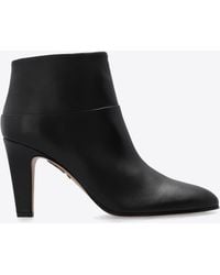 Chloé - Eve 85 Heeled Leather Ankle Boots - Lyst