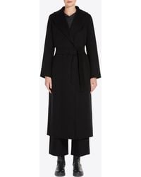 Max Mara - Poldo Belted Wool Coat - Lyst