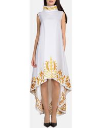 Rue15 - High-Neck And High-Low Embroidered Kaftan - Lyst
