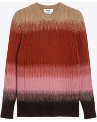 Fendi - Mohair Wool Degrade Sweater - Lyst