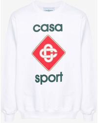 Casablancabrand - Casa Sport Logo Print Sweatshirt - Lyst