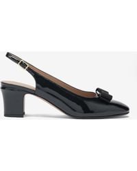 Ferragamo - Vara Bow 70 Slingback Pumps - Lyst