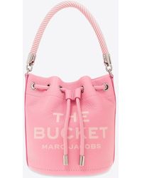 Marc Jacobs - The Leather Logo Bucket Bag - Lyst