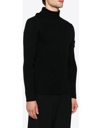 Prada - Hooded Wool Sweater - Lyst