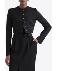 Dolce & Gabbana - Cropped Wool Jacket - Lyst