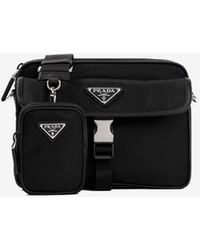 Prada - Bandoliera Re-Nylon Crossbody Bag - Lyst