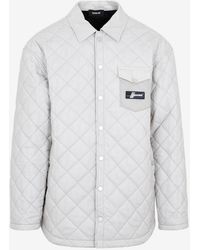 Egonlab - Logo-Patch Quilted Shirt - Lyst