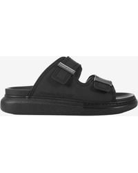 McQueen - Hybrid Double-Buckled Sandals - Lyst