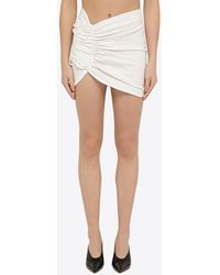 The Mannei - Wishaw Ruched Mini Skirt - Lyst