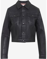 Acne Studios - Trucker-Style Cropped Jacket - Lyst