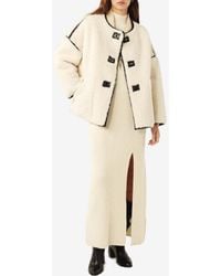 Ba&sh - Maury Oversized Shearling Coat - Lyst