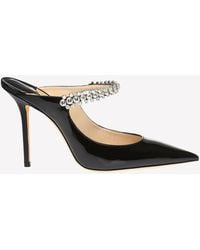Jimmy Choo - Bing 100 Crystal-Embellished Mules - Lyst