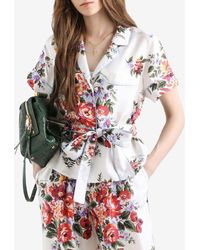Dolce & Gabbana - Flower Bouquet-Print Twill Vanity Shirt - Lyst