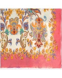 Etro - Paisley Print Rectangular Scarf - Lyst