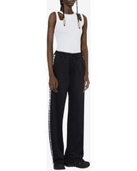 DSquared² - Logo Tape Wide-Leg Track Pants - Lyst