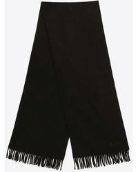 A.P.C. - Alix Brodée Logo Embroidered Scarf - Lyst