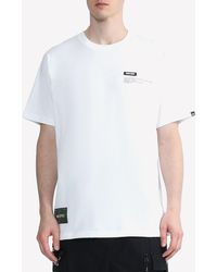 Izzue Digital Print Army Logo T-shirt - White