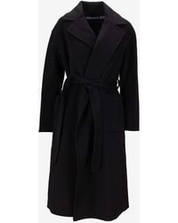 Ralph Lauren - Belted Wool Coat - Lyst