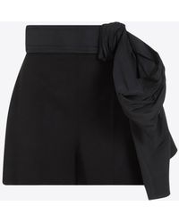 Alexander McQueen - Tailored Bow Shorts - Lyst