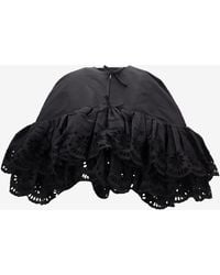MERYLL ROGGE - Broderie Anglaise Cape Top - Lyst