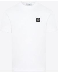 Stone Island - Logo Short-Sleeved T-Shirt - Lyst