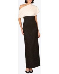 Aidan Mattox - Jacquard Maxi Dress - Lyst