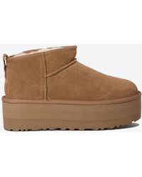 UGG - Classic Ultra Mini Platform Ankle Boots - Lyst