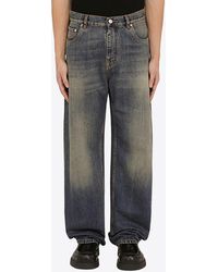 Etro - Wide Leg Washed Jeans - Lyst