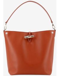 Longchamp - Medium Le Roseau Shoulder Bag - Lyst