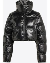adidas Originals - Convertible Cropped Puffer Jacket - Lyst