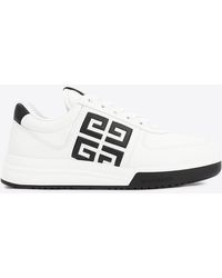 Givenchy - G4 Brand-embellished Leather Low-top Trainers - Lyst