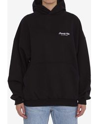 Balenciaga - Oversized Beverly Hills Hooded Sweatshirt - Lyst