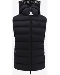 Moncler - Aliterse Logo Patch Quilted Gilet - Lyst