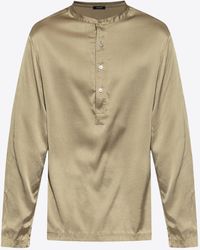 Tom Ford - Henley Long-Sleeved Pajama Top - Lyst