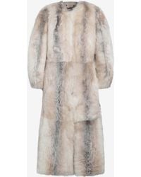 Fendi - Dorsato Shearling Coat - Lyst