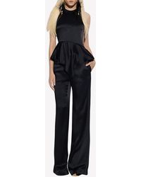 Tom Ford - Double-Faced Satin Peplum Top - Lyst