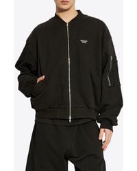 KENZO - Pop Embroidered Zip-Up Bomber Jacket - Lyst
