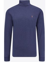 Polo Ralph Lauren - Turtleneck Logo Sweater - Lyst