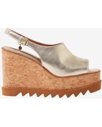 Stella McCartney - Sneak-Elyse 120 Slingback Platform Sandals - Lyst