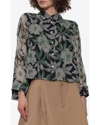 Loewe - Silk Floral Shirt - Lyst