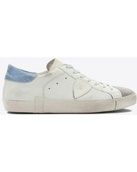 Philippe Model - Leather Low-Top Sneakers - Lyst