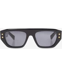 Balmain - B-Army Ii Rectangular Sunglasses - Lyst