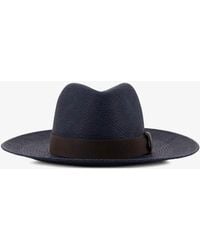 Brunello Cucinelli - Monili Embellished Raffia Fedora Hat - Lyst