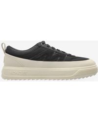 Moncler - Altive Nubuck And Suede Low-Top Sneakers - Lyst