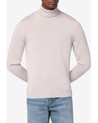 Drumohr - Wool High-Neck Sweater - Lyst