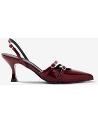 Alohas - Joelle 75 Patent Leather Slingback Pumps - Lyst