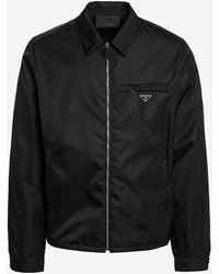 Prada - Re-Nylon Zip-Up Jacket - Lyst