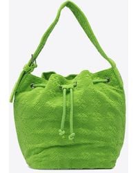 Tory Burch - Large T Monogram Terry Bucket Bag - Lyst