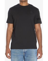 Moncler - Logo Print Crewneck T-Shirt - Lyst